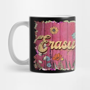 Classic Erasure Personalized Flowers Proud Name Mug